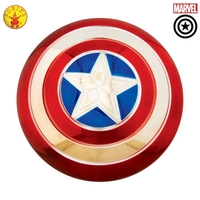 Captain America Electroplated Metallic 12" Shield Child Dress Up