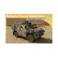 Dragon Bushmaster Protected Mobility Vehicle - Aus Decals 1:72 Scale Model Kit 7699