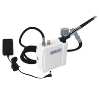 Hsneg Mini Air Compressor Kit (Hose & HS-30 Airbrush - no moisture trap) HS08AC-S