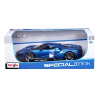 Maisto Special Edition Blue 2017 Ford GT 1:18 Scale 31384