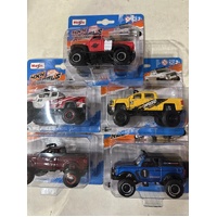 Maisto 4x4 Rebels Assorted Singles Vehicles Assorted One Supplied 25205