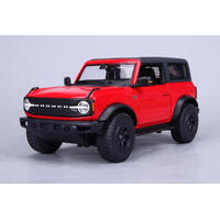 Maisto 2021 Ford Bronco Wildtrak Red 1:18 Scale Diecast Model 31456