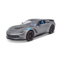 Maisto Special Edition 2017 Chevrolet Corvette Grand Sport Metallic Grey 1:24 Scale Diecast Vehicle 31516