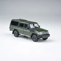 Para64 Toyota Land Cruiser 2014 LC 79 Military Green RHD 1:64 Scale Diecast Model Car PA-65686