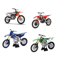 New Ray 1:6 Scale Diecast Motocross Dirt Bikes Assorted; One Supplied AN49613-AS
