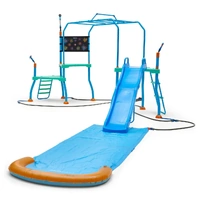 Plum Water Play Blaster Course – Climbing Frame with Slide, Water Blasters & Sprinklers (Ages 3+)