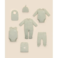 Lummi in Colour 6pc Essentials Set - Sage 000 (0-3 Months)