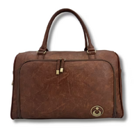 Isoki Double Zip Satchel Nappy Bag - Redwood Chestnut