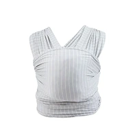 Ergobaby Aura Sustainably Sourced Knit Baby Wrap - Grey Strips