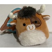 Squishmallows 3.5" Little Plush Clip - Shep the Cow SQCP00930