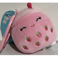 Squishmallows 3.5" Little Plush Clip - Victoria the Strawberry Shake SQCP00930