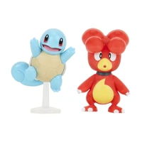 Pokemon Battle Figure 2pk - Magby + Squirtle PKW3355