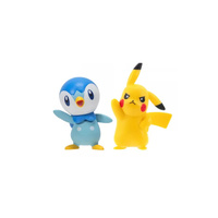 Pokemon Battle Figure 2pk - Pikachu + Piplup 97162
