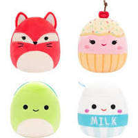 Squishmallows 2.5" Micromallows 4 Pack Melly #37, Clara #38, Fifi #39 & Henry #40