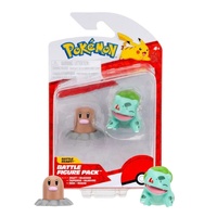 Pokemon Diglett + Bulbasaur 2" Battle Figure Pack PKW2252