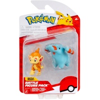 Pokemon Chimchar + Phanpy 2" Battle Figure Pack PKW2252