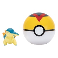 Pokemon Clip 'N' Go Cyndaquil Figurine + Level Ball 95057