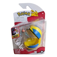 Pokemon Clip 'N' Go Rotom Figurine + Quick Ball 95057