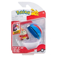 Pokemon Clip 'N' Go Fuecoco Figurine + Great Ball 95057