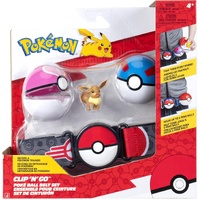 Pokemon Clip 'n' Go Pokeball Belt Set - Eevee 97177