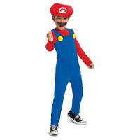 Disguise Nintendo Mario Fancy Dress Up Costume M (7-8) 115799
