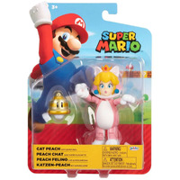 Nintendo Super Mario 4" Figures Cat Peach with Super Bell 68518