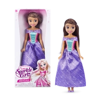 Zuru Sparkle Girlz 18" Princess Doll Blonde or Brunette; One Supplied AZT10049