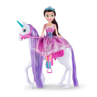 Sparkle Girlz 10" Princess Doll with Unicorn Horse Playset AZT10057