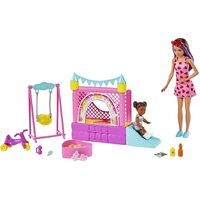 Barbie Skipper Babysitters Inc Bounce House Dolls & Accessories HHB67