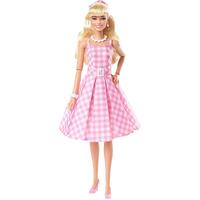 Barbie the Movie Collectible Doll, Margot Robbie As Barbie In Pink Gingham Dress HPJ96