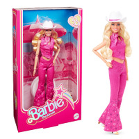 Barbie The Movie - Margot Robbie Pink Western Outfit Doll HPK00