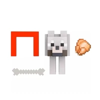 Minecraft Core 3.25" Single Figure - Tamed Wolf MATGP08