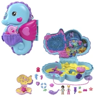 Polly Pocket Daddy & Me Seahorse 2-in-1 Purse Wearable Compact MATGKJ63