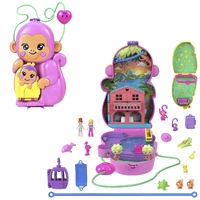 Polly Pocket Momma Monkey and Baby 2-in-1 Purse Wearable Compact MATGKJ63