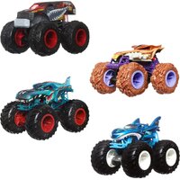 Hot Wheels Monster Trucks Fang Frenzy 4 Pack MATHLT73