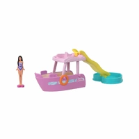 Barbie Mini Barbieland Vehicle & Figure - Boat MATHYF38