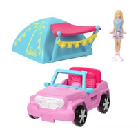 Barbie Mini Barbieland Vehicle & Figure - Camping Car MATHYF38