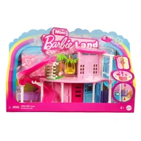 Barbie Mini Barbieland House -  Pink Curved Slide MATHYF44