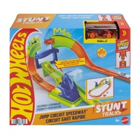 Hot Wheels Stunt Tracks Jump Circuit Speedway Trackset JLM90
