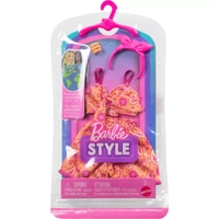Barbie Style Fashion Clothes Orange Pattern Skirt MATGWD96