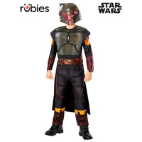 Rubies Deerfield Star Wars The Book of Boba Fett - Boba Fett Child Costume Dress Up - 9-10yrs 301339XL