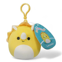 Squishmallows 3.5 inch Clip Lancaster the Triceratops 00213 **