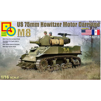 Classy Hobby 1:16 Scale US 75mm Howitzer Motor Carriage Model Kit CH16016