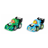 Vtech Toot Toot Drivers V Racers 2 Pack - Blue/Green 428636