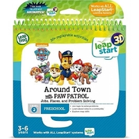 Leap Frog LeapStart 3D Level 2 Preschool Around Town with Paw Patrol Activity Book