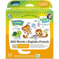 Leap Frog LeapStart 3D Level 1 Preschool 200 Words in English & French Activity Book