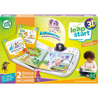 Leap Frog LeapStart 3D Interactive Learning System PINK Includes 2 Bonus Books