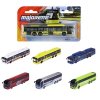 Majorette City Bus Single Assorted; One Supplied MJ77504