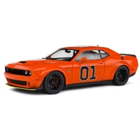 Solido 2023 Dodge Challenger R/T Scat Pack Widebody Hazzard Tribute 1:18 Scale Diecast S1805713