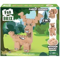 Fab Brix Wooden Bricks Forest Friends FB1809 **